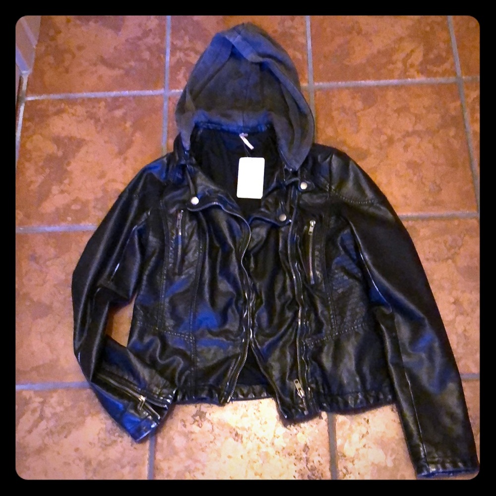 Free People Leather Jacket